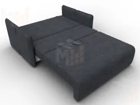 Диван прямой Лига-117 ( LAIM 26 темно-серый )