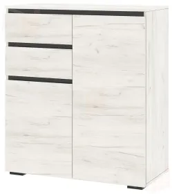 Тумба ГРЕТТА 1800 2С2Я  Дуб Крафт белый