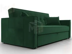 Диван прямой Лига-104 (160) ( SEVEN 626 зеленый )