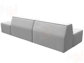 Диван прямой модульный Монс Модерн правый ( GRIFON 01 белый )