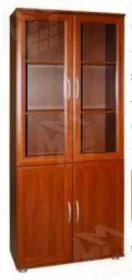 Шкаф для книг МД 2.03 со стеклом