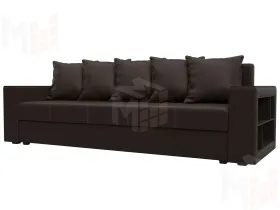 Диван прямой Дубай Лайт ( Коричневый )