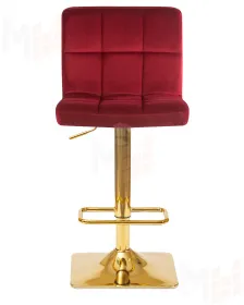 Стул барный DOBRIN GOLDIE (бордовый велюр (MJ9-43))