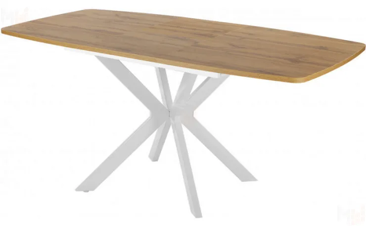 Стол раскладной Твин Лофт 130 Дуб Вотан/Белый
