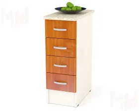 Шкаф нижний с четырьмя ящиками Клер ШН4Я 300