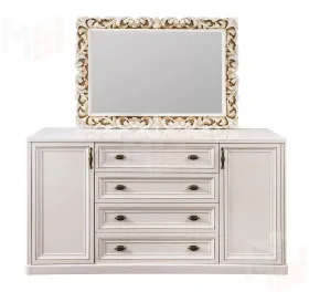 Комод Натали белый глянец (гостиная)