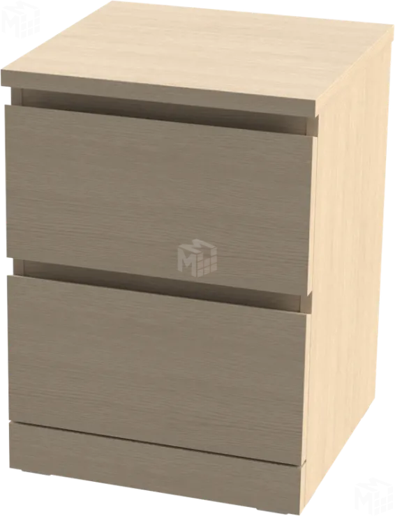 S00197 Варма 2 комод 40х54х40 шпон дуб, беленый