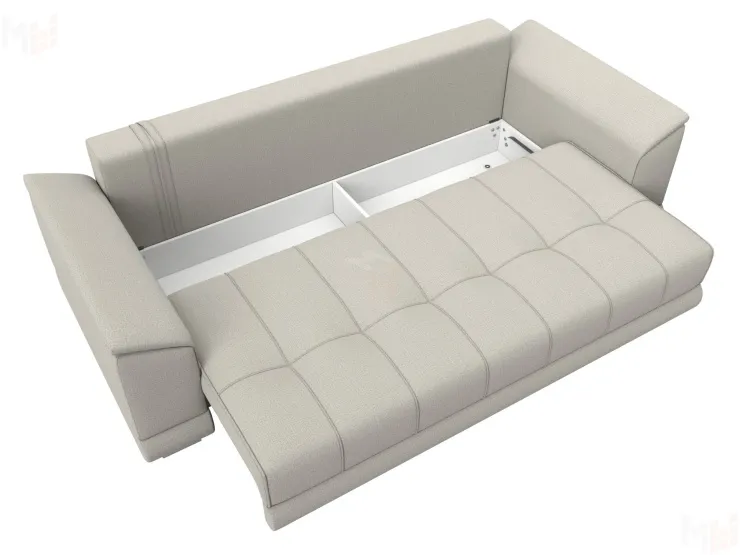 Диван прямой НордСтар НПБ ( Амур 02 бежевый )