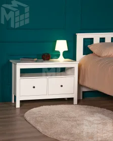 2.08.03.080.1 САГА тумба 2 ящика белая RU