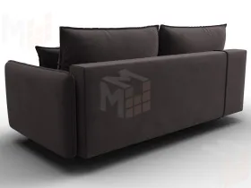 Диван прямой Лига-064 НПБ ( SEVEN 727 коричневый )