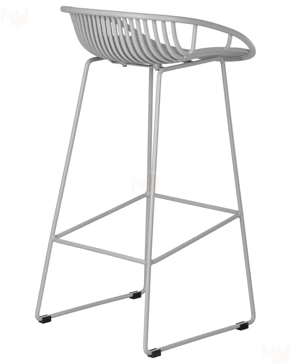Стул барный DOBRIN FRANK (светло-серый)