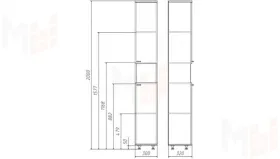 Пенал Классик 30 см