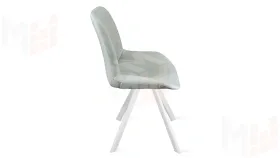 Стул Марвел К2 Исп. 2 Белый матовый Велюр Confetti Silver
