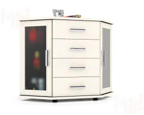 Комод К-12 со стеклом