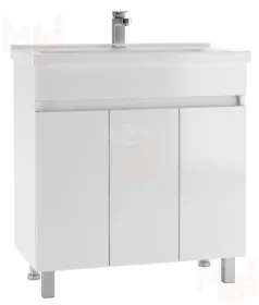 Тумба под умывальник "Миранда 80 Норма" без ящика Айсберг