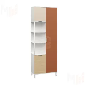 Шкаф комбинированный Марвэл 13.22 Белый шагрень