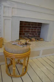 Табурет из ротанга 12/18