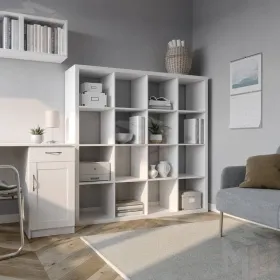 S00678 Фора 16 стеллаж 146x146х38, белый