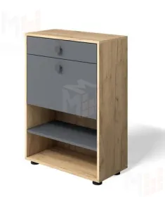 Обувница Мини-Лайт МЛ-4 Дуб крафт золотой/графит