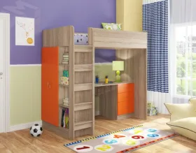 Кровать-чердак Теремок-3