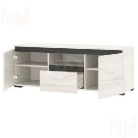 Тумба TV  ГРЕТТА Дуб Крафт белый - Антрацит