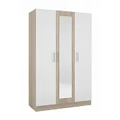 Шкаф Леси 3-х створчатый (дуб сонома/белый)