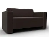 Диван прямой Лига-093 ( Коричневый )