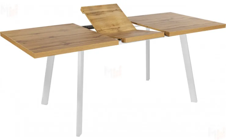 Стол раскладной Лаки Лофт 140 Дуб Вотан/Белый