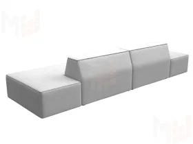 Диван прямой модульный Монс лофт ( GRIFON 01 белый )