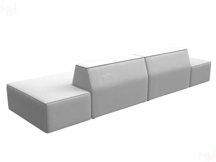 Диван прямой модульный Монс лофт ( GRIFON 01 белый )