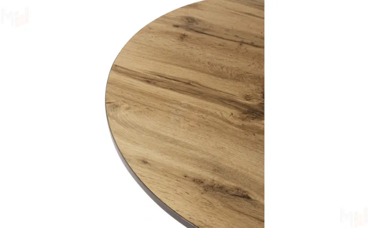 Стол Лаки Лофт D90  Дуб вотан / Белый