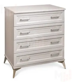 Комод Нонна 4 ящика мокко глянец