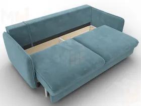 Диван прямой Лига-064 НПБ ( SEVEN 113 бирюзовый )