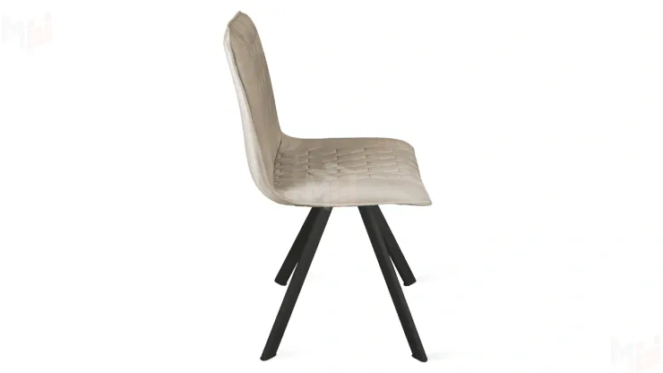 Стул Хьюго К2 Черный муар, Велюр Confetti Smoke