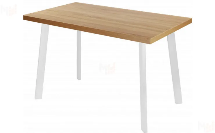 Стол раскладной Лаки Лофт 120 Дуб Сонома/Белый