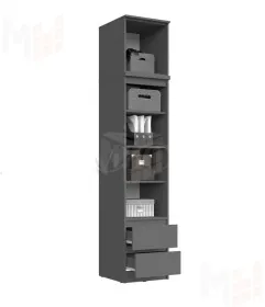 Пенал Челси 450 с антресолью (графит)