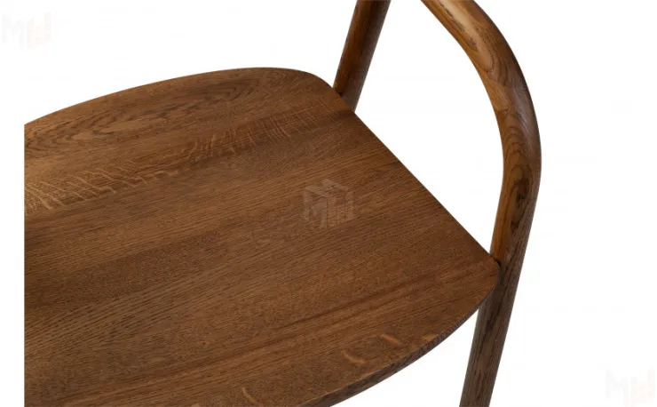 Кресло деревянное из массива дуба Соул Дуб темный