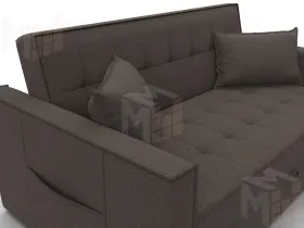 Диван прямой Лига-104 (140) ( Амур 05 коричневый )