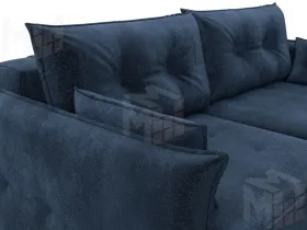 Диван прямой Лига-100 НПБ ( TOWER 13 синий )