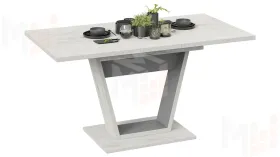 Стол обеденный Гавана Тип 1 Дуб крафт белый, Серый графит
