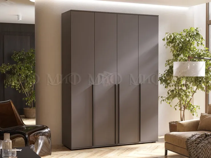 Шкаф Норд 4-х створчатый (графит)