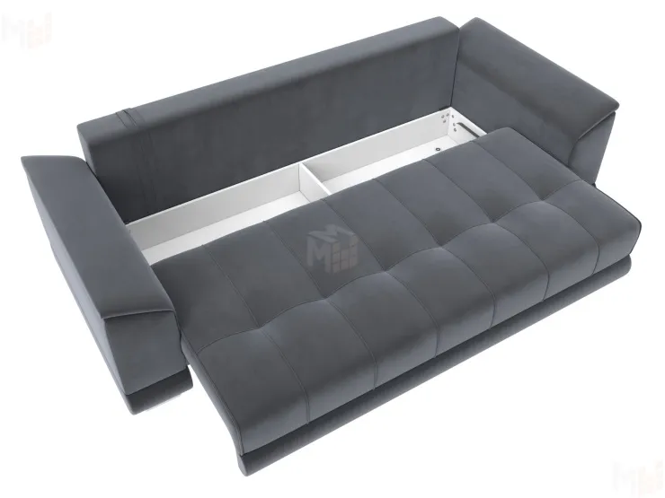 Диван прямой НордСтар НПБ ( SEVEN 17 серый )