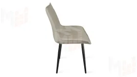 Стул Фэнди К1С  Черный муар, Велюр Confetti Smoke