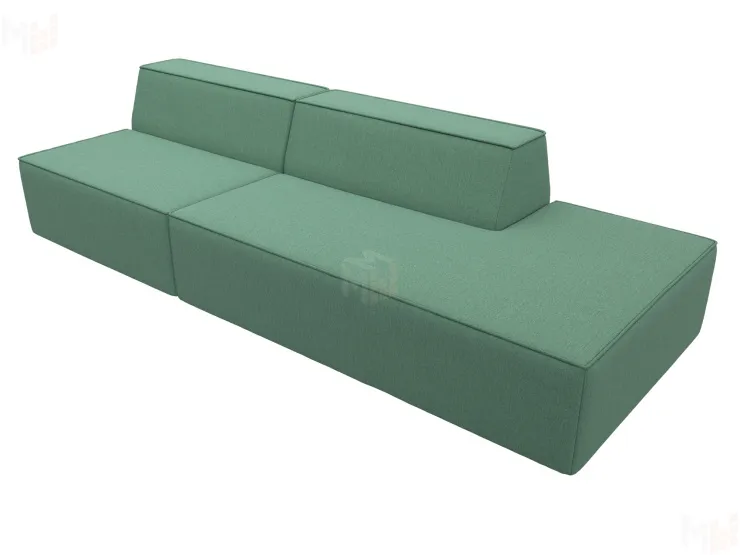 Диван прямой модульный Монс Модерн правый ( Амур зеленый )