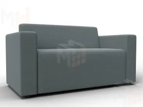 Диван прямой Лига-093 ( Амур 07 серый )