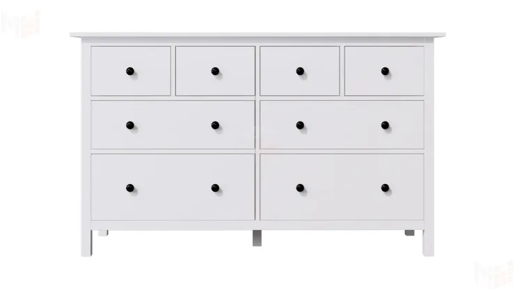 Комод КЫМОР 8 ящиков белый