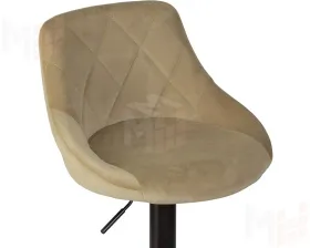 Стул барный DOBRIN LOGAN BLACK (мокко велюр (MJ9-9))