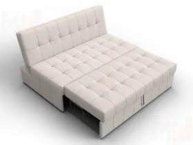 Диван прямой Лига-107 (140) ( JOLY 05 бежевый )