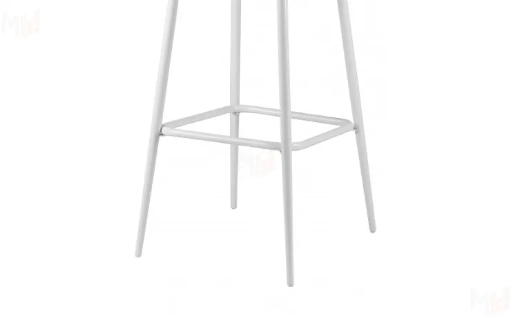 Барный поворотный стул Эйден Confetti chai tea/белый