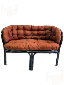 Диван Багама с полной коричневой подушкой